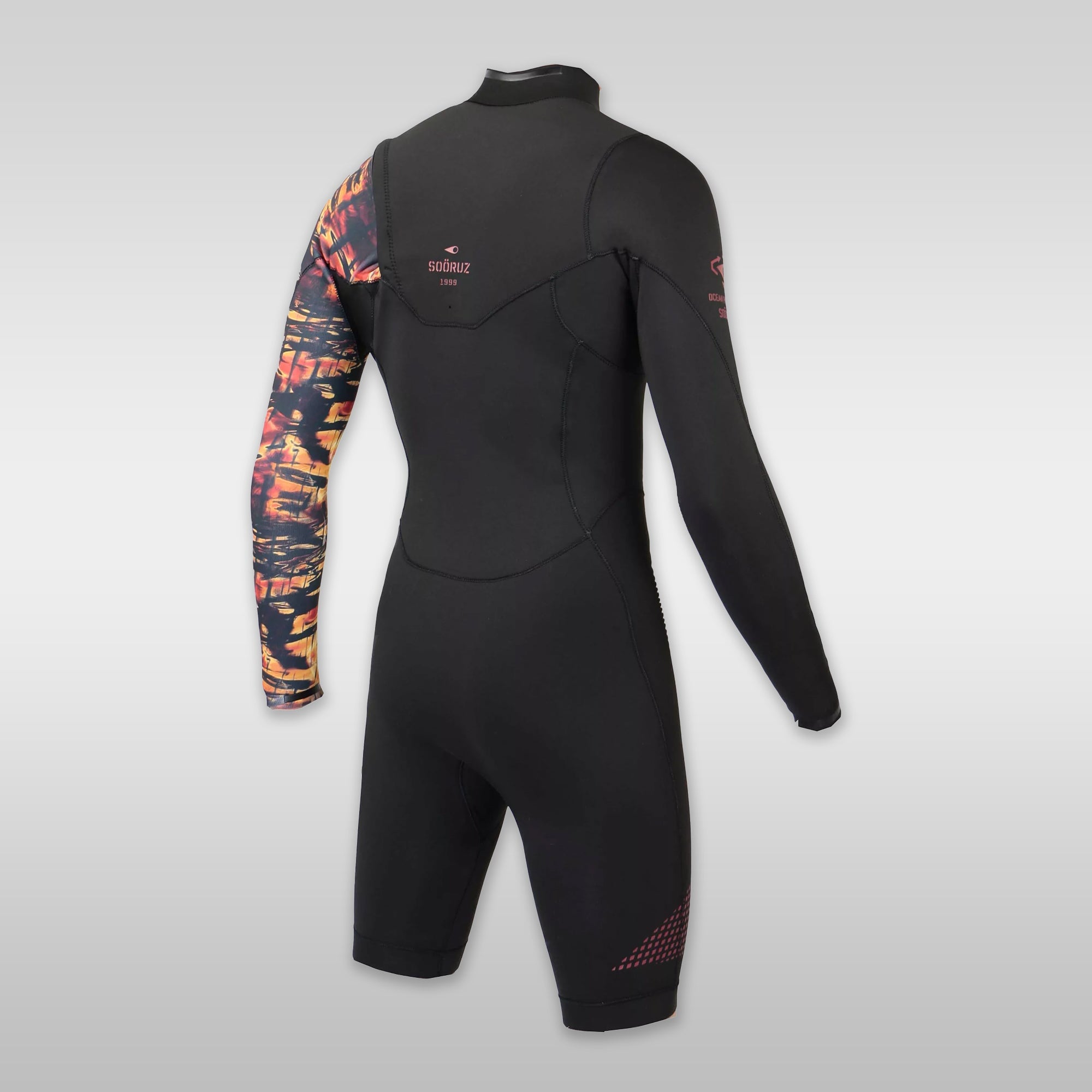 Soöruz wetsuit wetsuit FIGHTER Shorty LS Zip-Free Black 2/2